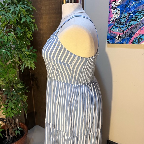Striped Old Navy Ruffle Dress XL - Picture 4 of 15